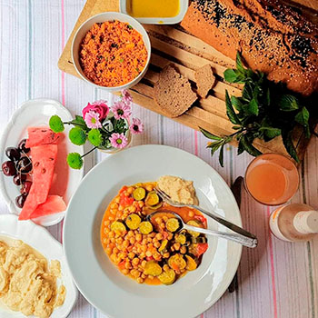 Türkischer Kichererbseneintopf