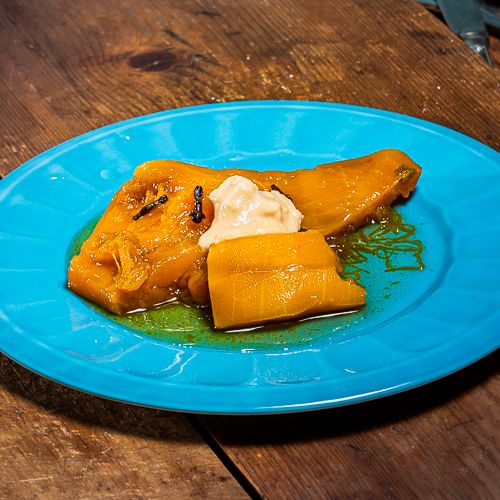 Traditionelle Kürbisdessert