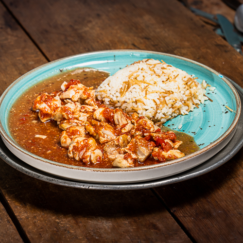 Mediterraner Hühnerpfanne