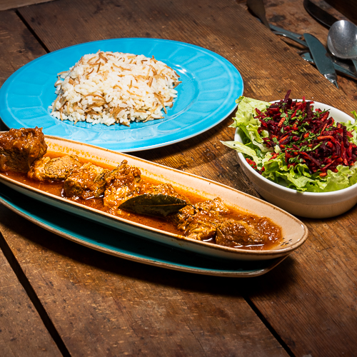 Türkischer Topfkebab mit Rind