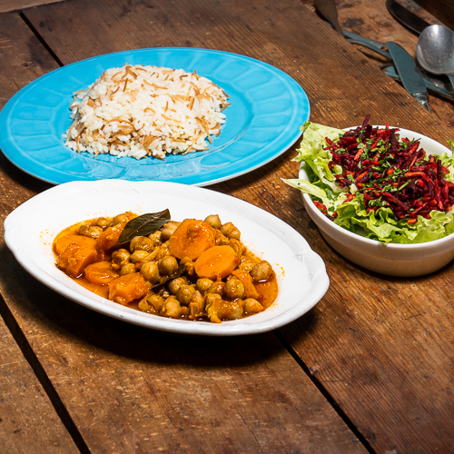 Türkischer Kichererbseneintopf